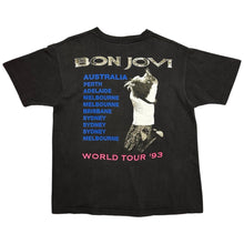 Load image into Gallery viewer, Vintage 1993 Bon Jovi World Tour Tee - M
