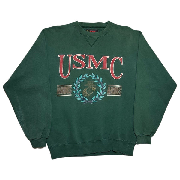 Vintage USMC Marines Crew Neck Sweatshirt - M