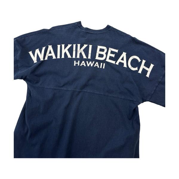 Vintage Waikiki Beach Hawaii Long Sleeve Tee - XL