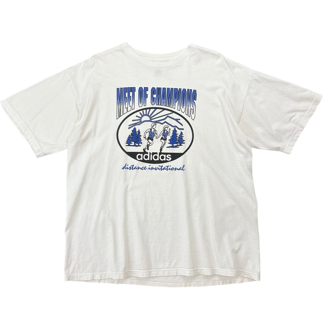 Vintage Adidas ‘Meet Of Champions’ Tee - XL