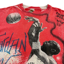 Load image into Gallery viewer, Vintage Chicago Bulls Michael Jordan Magic Johnson All Over Print Tee - XL
