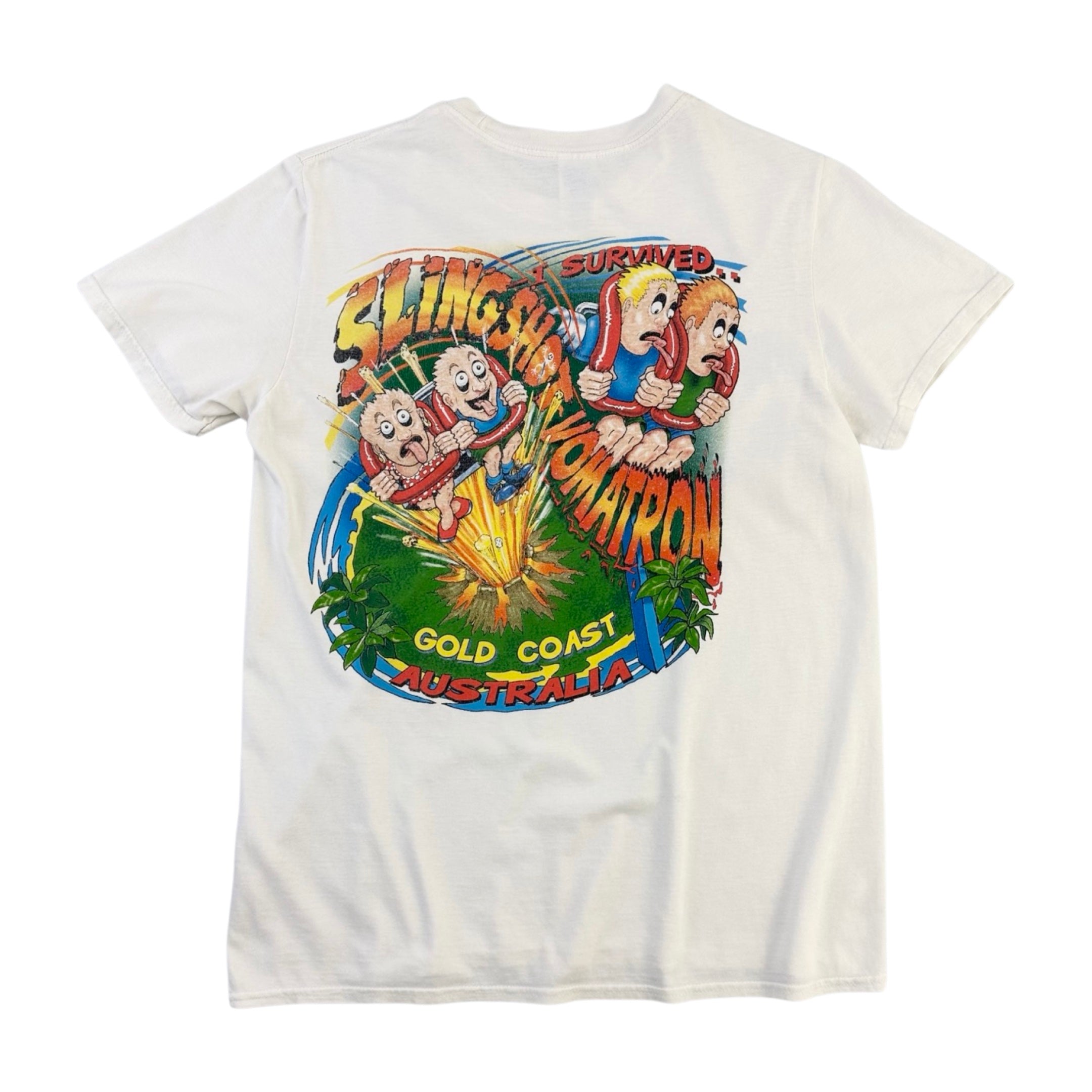 Vintage Gold Coast Slingshot Vomatron Tee - S – IRREPLACEABLE STORE