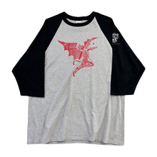 Load image into Gallery viewer, Heaven &amp; Hell &#39;The Devil You Know&#39; Raglan Tee - XXL
