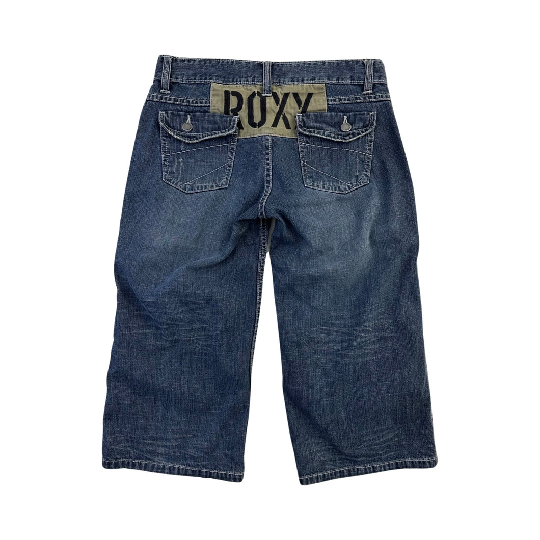 Vintage Roxy 3/4 Jeans - 10 Ladies (31