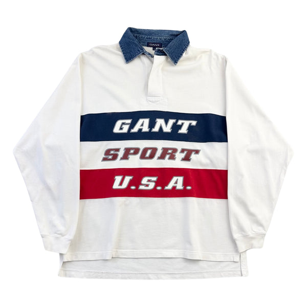 Vintage Gant Sport U.S.A Rugby Shirt - XL