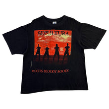 Load image into Gallery viewer, Vintage 1996 Sepultura &#39;Roots Bloody Roots&#39; Tee - XL
