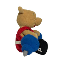Load image into Gallery viewer, Vintage 2000 Disney Weightlifting Winnie the Pooh Plush Toy
