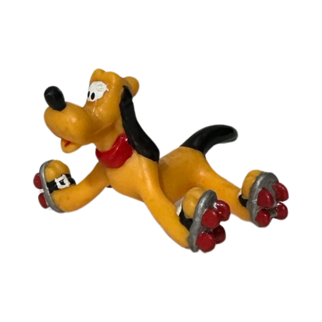 Vintage Disney Pluto on Rollerskates Toy 2