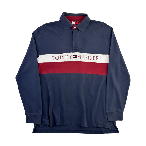 Vintage Tommy Hilfiger Long Sleeve Polo Shirt - L