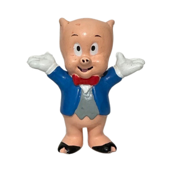 Vintage 1988 Warner Bros. Porky Pig Figure 2.25