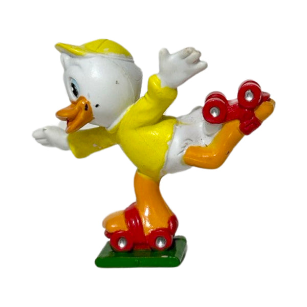 Vintage Ducktales Huey on Roller Blades Figure 2.25"
