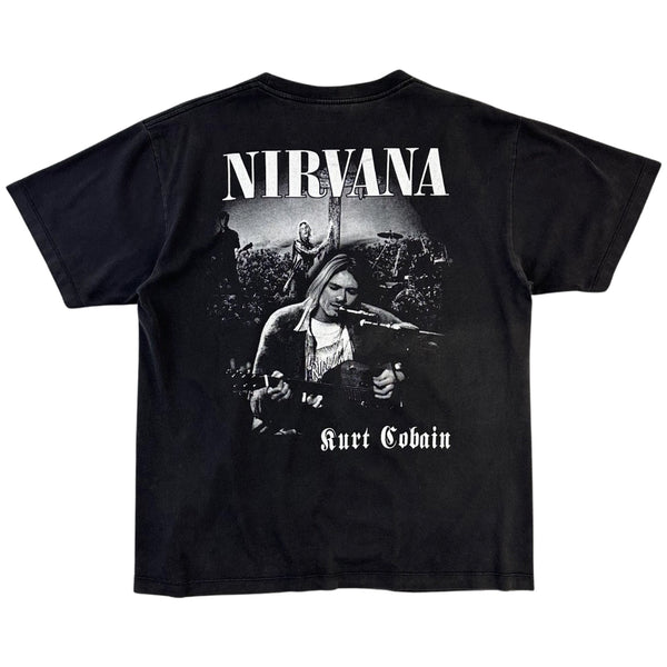 Y2K Nirvana Kurt Cobain Bootleg Tee - L