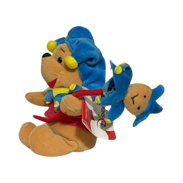 Vintage Pooh Jester Plush Toy