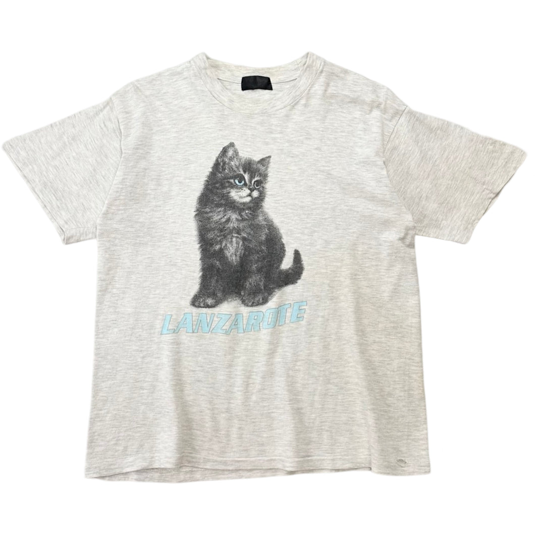 Vintage Lanzarote Kitten Tee - L