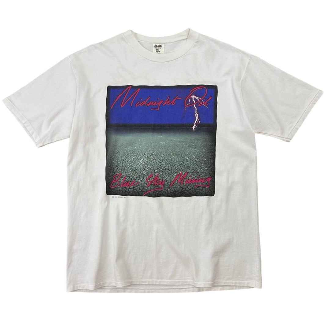 Vintage 1990 Midnight Oil ‘Blue Sky Mining’ Tee - XL