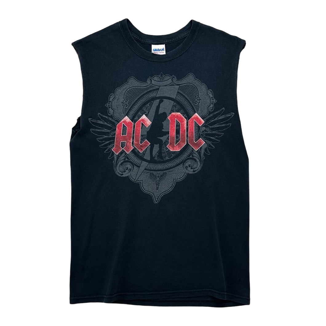 2009/10 AC/DC Black Ice Tour Cut-Off Tee - S