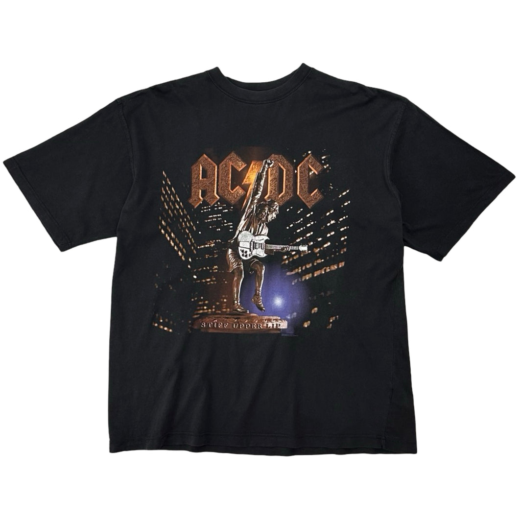 Vintage 2001 AC/DC ‘Stiff Upper Lip’ Europe Tour Tee - XL