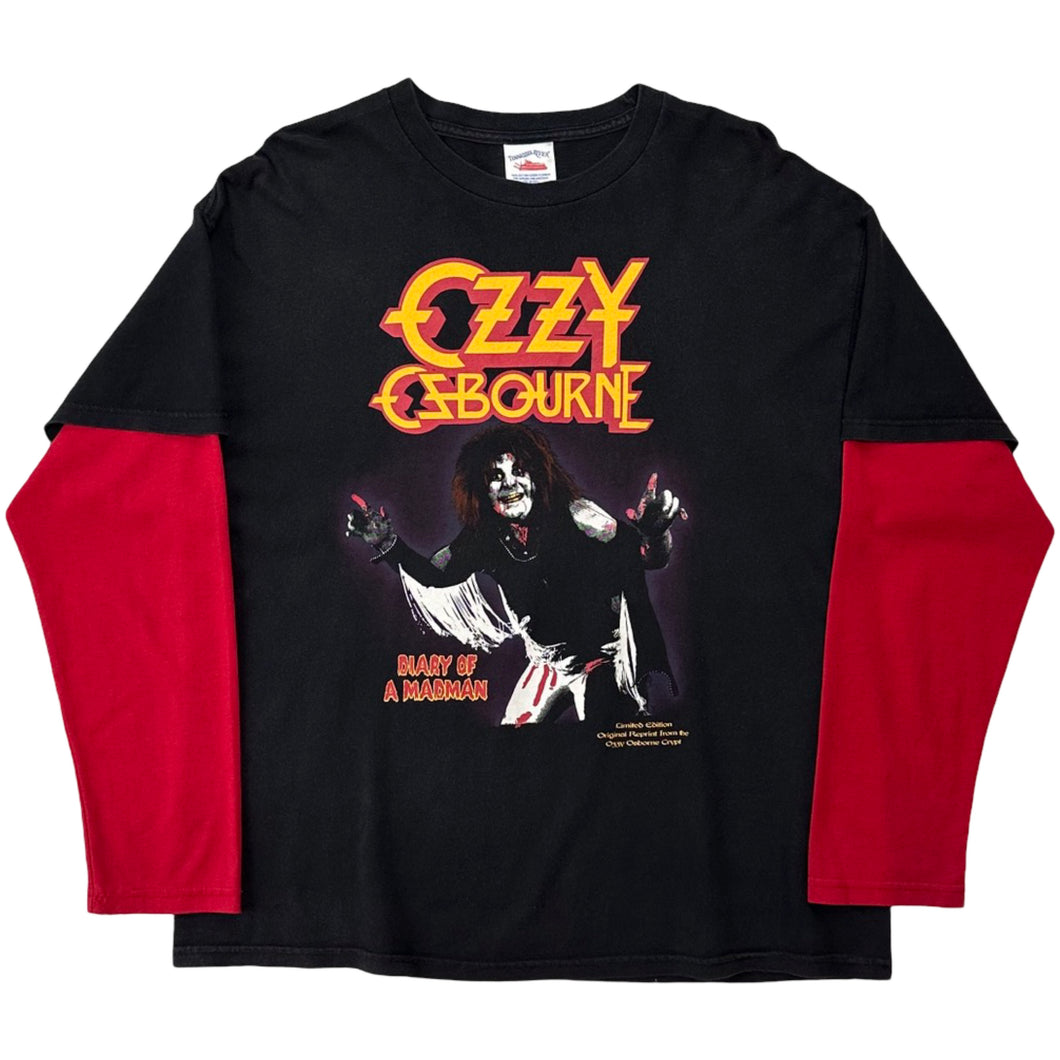 Vintage Ozzy Osbourne 'Diary Of A Madman' Long Sleeve Tee - XL