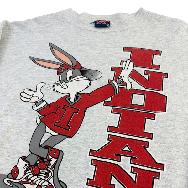 Vintage 1993 Bugs Bunny Indiana Crew Neck - L