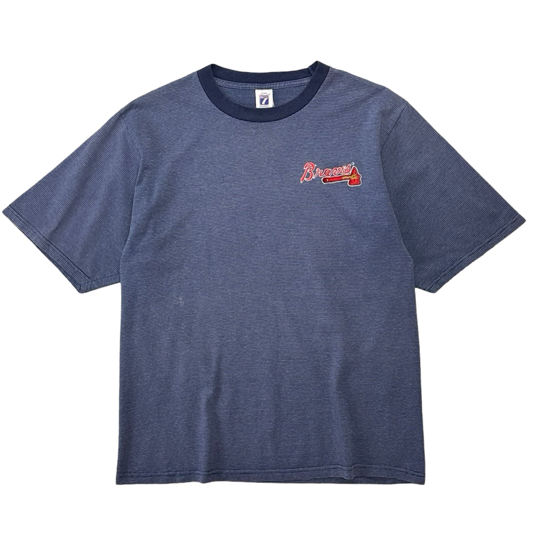 Vintage Atlanta Braves Embroidered Tee - L