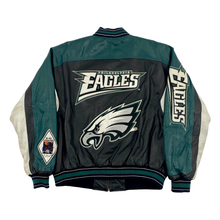 Load image into Gallery viewer, Philadelphia Eagles Leather Jacket - XL
