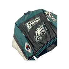 Load image into Gallery viewer, Philadelphia Eagles Leather Jacket - XL
