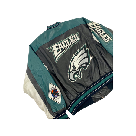 Philadelphia Eagles Leather Jacket - XL