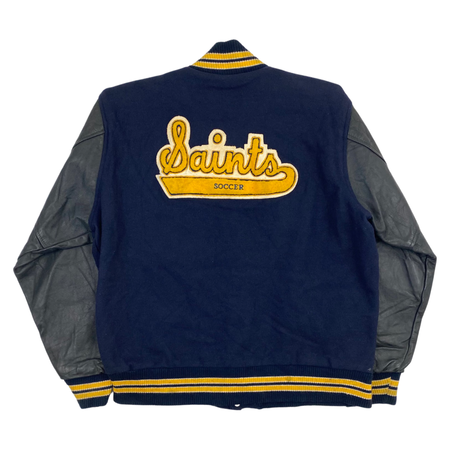Saints Soccer Varsity Jacket - M
