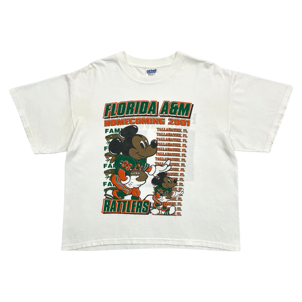 Florida A&M Rattlers Mickey Mouse 2001 Tee - XL
