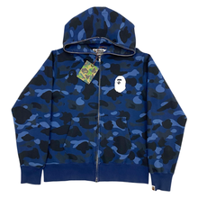 Load image into Gallery viewer, A Bathing Ape Blue Camo Hoodie - S
