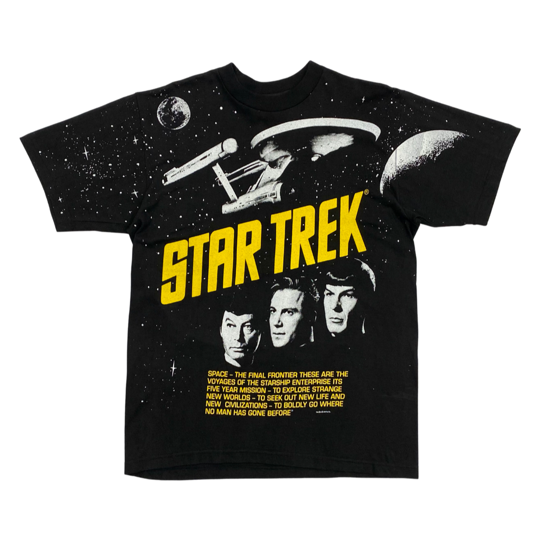 1994 Star Trek All Over Print Tee - L