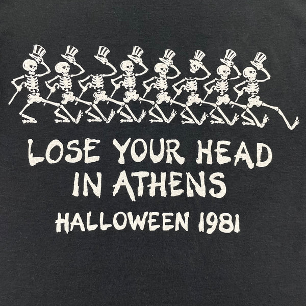 1981 Grateful Dead Lose Your Head in Athens Halloween Tee - S