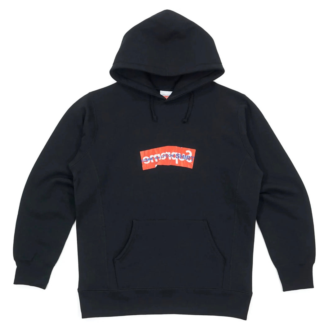 Supreme x Comme Des Garcons SHIRT Box Logo Hooded Sweatshirt 'Black'