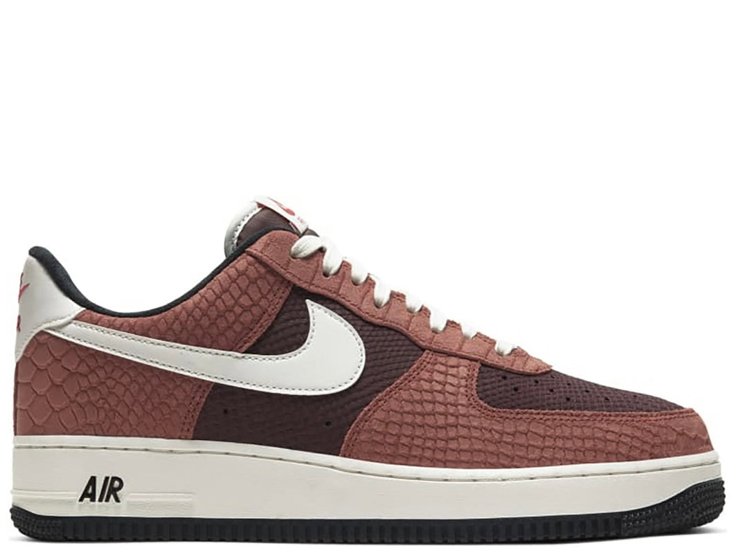 Nike Air Force 1 Low Premium 'Red Bark' (No Box)